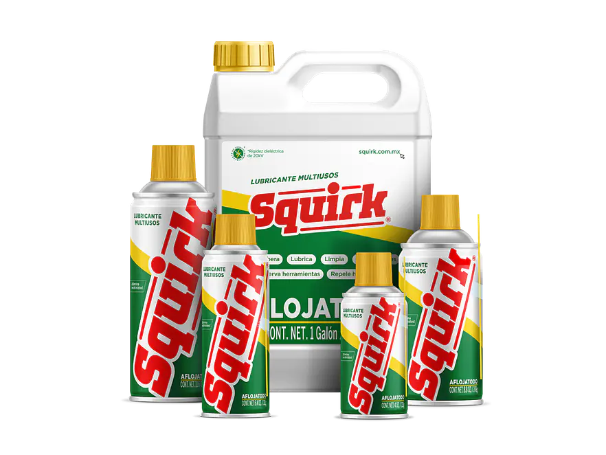 Lubricante Aflojatodo Squirk 11.6 oz - Lubrica, Limpia y Protege - Foto 2 | aztools.co