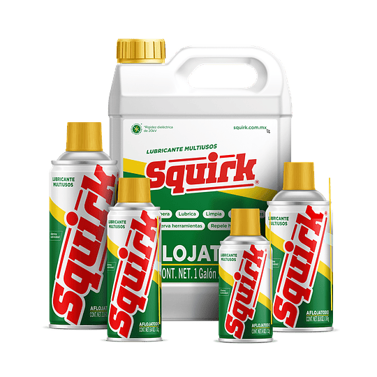 Lubricante Aflojatodo Squirk 1 Galón - Lubrica, Limpia y Protege