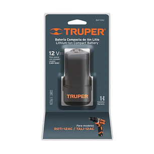 Batería ion litio Truper 17049,  12 V para taladro TALI-12AC 