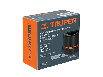 Cargador de baterías Truper 16946, ion litio,  12 V para taladro TALI-12A  - Foto 2 | aztools.co