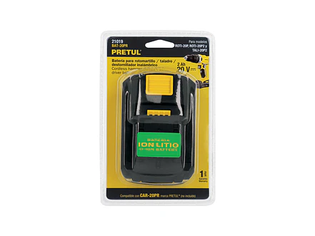Batería ión litio Pretul 21019, 20 V para rotomartillo ROTI-20P,  - Foto 2 | aztools.co