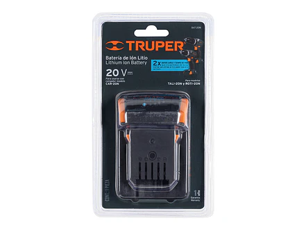 Batería ión Litio, 20 V para TALI-20N y ROTI-20N TRUPER 15041 - Foto 2 | aztools.co