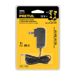 Cargador de baterías, ion litio, 12 V para taladro TALI-12P PRETUL 29969