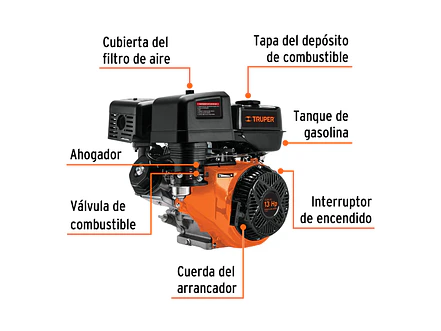 Motor a gasolina Truper 101329, 13 HP  - Foto 2 | aztools.co