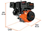 Motor a gasolina Truper 101329, 13 HP  - Miniatura 3 | aztools.co