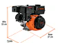 Motor a gasolina Truper 101327, 6.5 HP  - Miniatura 3 | aztools.co