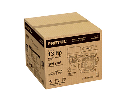 Motor a gasolina Pretul 28115, 13 HP con sensor de aceite  - Foto 5 | aztools.co