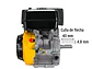 Motor a gasolina Pretul 28114, 6.5 HP con sensor de aceite - Miniatura 4 | aztools.co