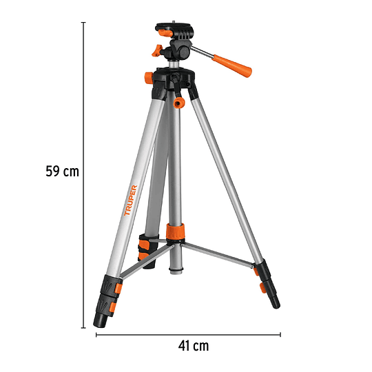 Tripié extensible de aluminio para nivel láser, 50-150 cm