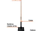 Pala redonda, T-2000, # 2, mango largo TRUPER 10604 - Miniatura 2 | aztools.co