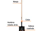 Pala cuadrada, T-2000, #2 mango largo TRUPER 17176 - Miniatura 3 | aztools.co