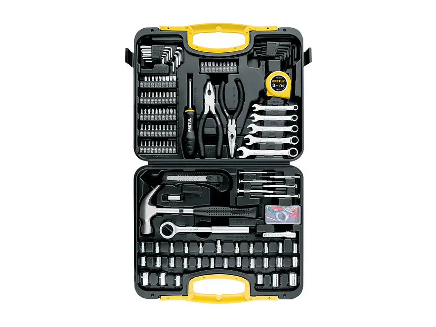 Juego de herramientas 133 piezas Pretul 24223 con estuche rígido - Foto 1 | aztools.co