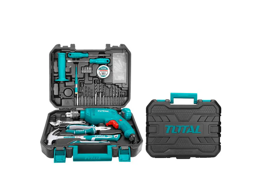 Juego de Herramientas taladro 550w 111 piezas UTHKTHP1112 - Envío a todo Colombia | aztools.co