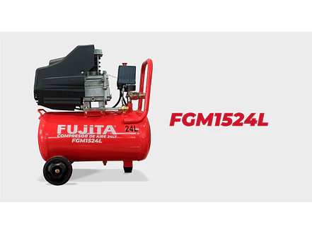 Compresor de Aire 2HP 24L Fujita FGM1524L – Compacto y Potente - Foto 3 | aztools.co