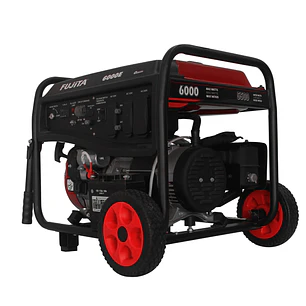 Planta Eléctrica 6000W Gasolina Fujita GD6000E con Arranque Eléctrico