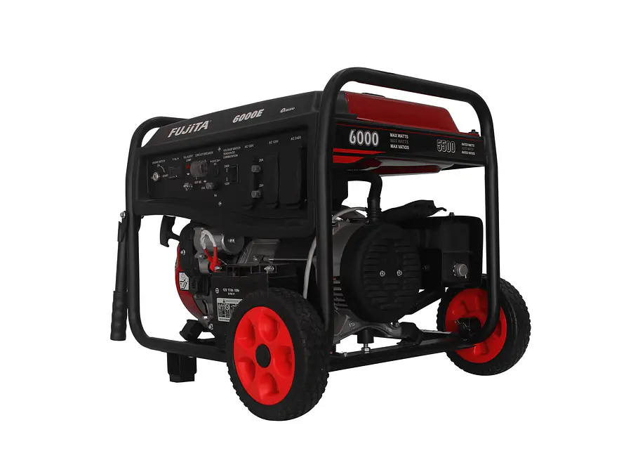 Planta Eléctrica 6000W Gasolina Fujita GD6000E con Arranque Eléctrico - Foto 2 | aztools.co