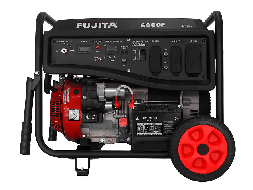 Planta Eléctrica 6000W Gasolina Fujita GD6000E con Arranque Eléctrico - Foto 1 | aztools.co