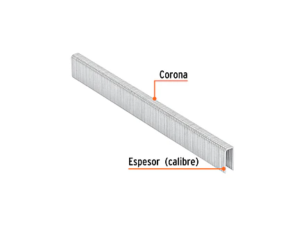 GRANEU-1/4-13 Grapas para grapadora neumática ENEU-1/4, 13mm, 5,000 pzas TRUPER 18270 - Foto 6 | aztools.co