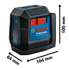 Nivel Láser GLl 2-22 G con Láser Verde Bosch