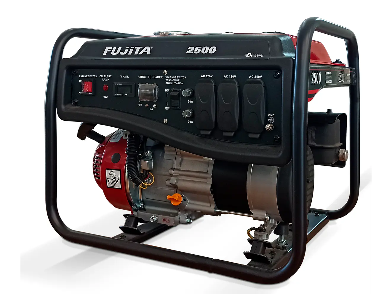 Planta Eléctrica a Gasolina Fujita GD2500 2500W Monofásica - Foto 2 | aztools.co