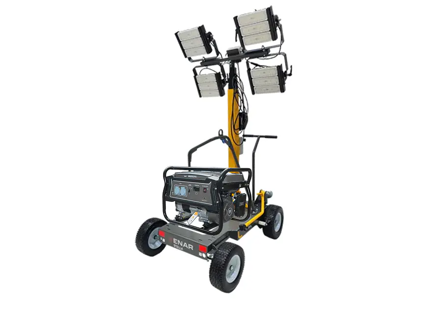 Torre de Iluminación ENAR STELLA con Generador 2500W - ¡Ilumina tu Obra con Potencia! - Foto 1 | aztools.co