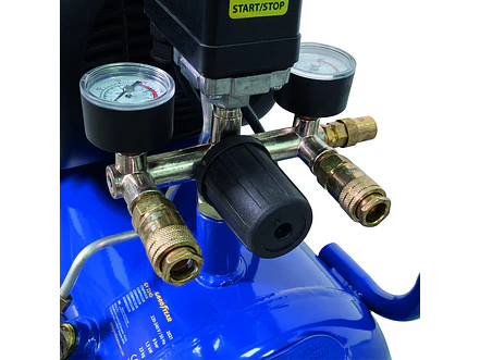 Compresor de Aire GOODYEAR GY224DS 2HP 24 Litros 115 PSI Portátil - Foto 2 | aztools.co