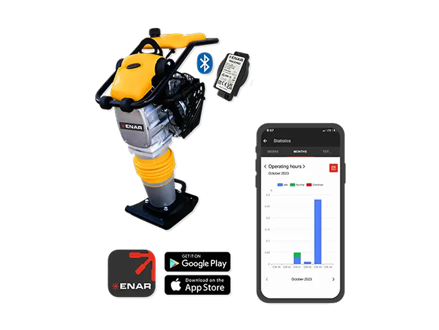 Apisonador Canguro ENAR PH70E con TrackPro - Motor Honda  - Foto 3 | aztools.co