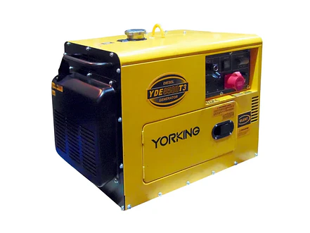 Planta Eléctrica Yorking YDE8500T3 9kVA Trifásica 127-220V Diésel - Foto 3 | aztools.co