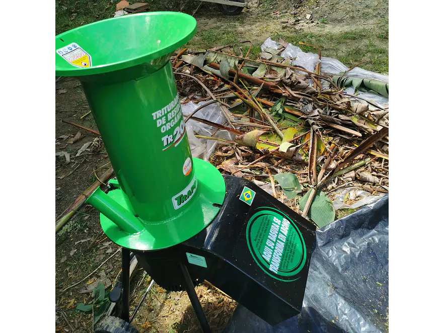 Triturador de Residuos Orgánicos Trapp para Compostaje con Motor Eléctrico de 1.5 HP JTR200 - Foto 3 | aztools.co