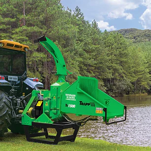 Chipeadora Trapp JTR1500 para Ramas y Residuos Orgánicos Accionado por Tractor