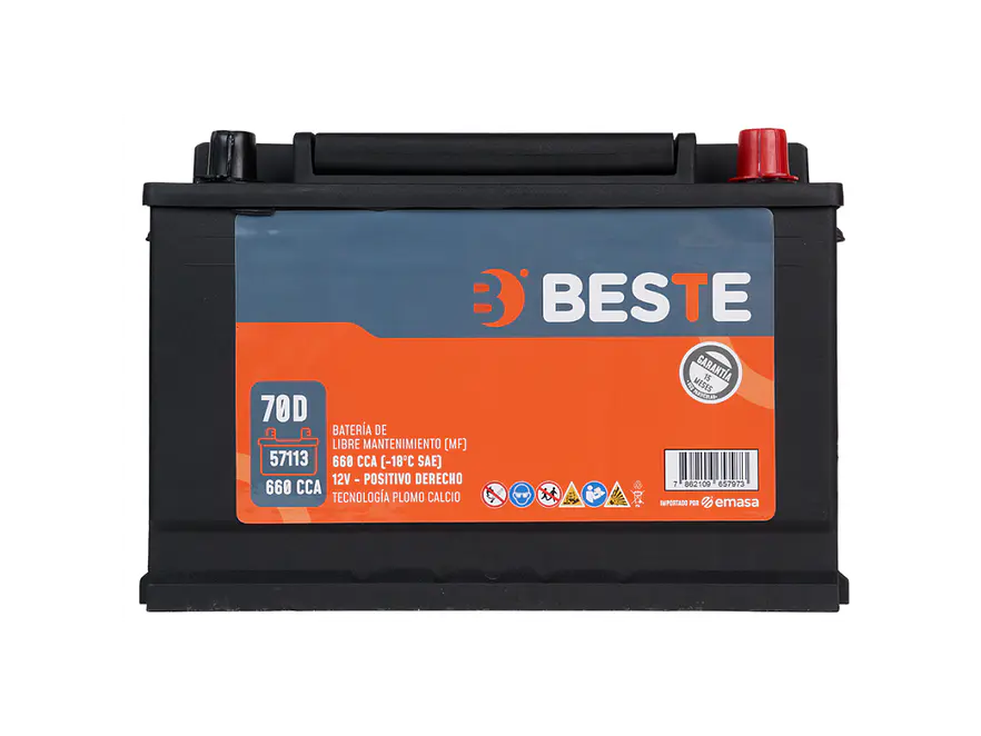 Batería Automotriz Modelo BE-57113 Beste para Audi, BMW, Chevrolet y Más - Envío a todo Colombia | aztools.co