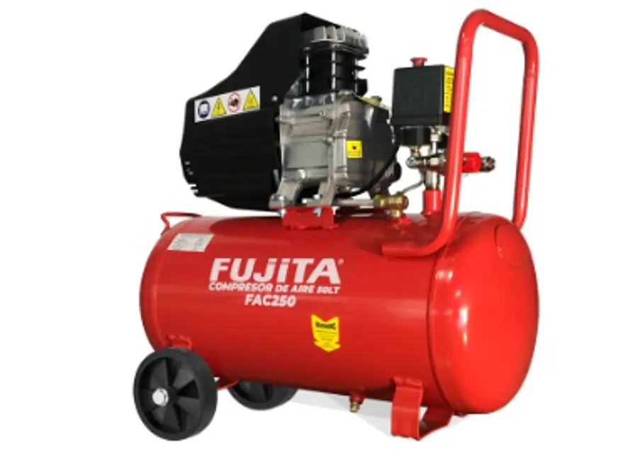 Compresor de Aire Fujita 2HP 50L FAC250L – Potencia y Alto Rendimiento - Envío a todo Colombia | aztools.co