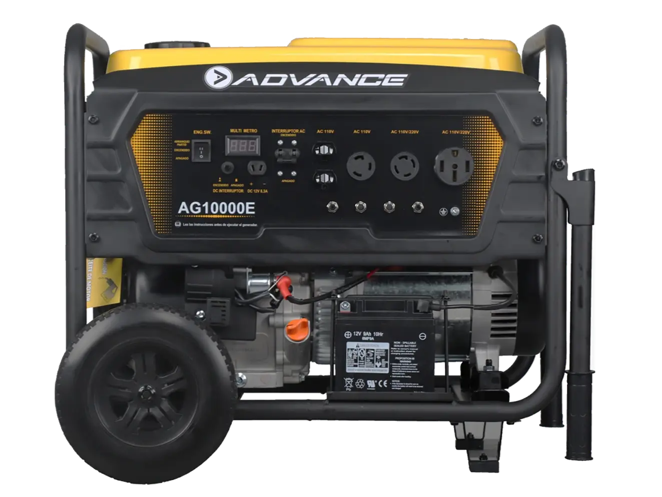 Planta Eléctrica 9000 Watts Advance AG10000E | Monofásica 110/220V - Foto 1 | aztools.co