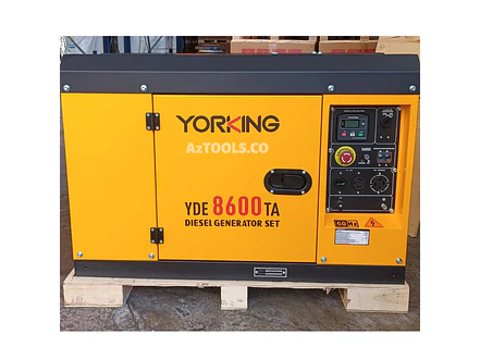 Planta Eléctrica Yorking YDE8600TA 7kVA Diésel Monofásica 110/240V - Foto 2 | aztools.co