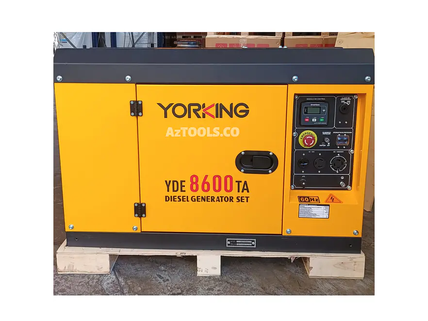 Planta Eléctrica Yorking YDE8600TA 7kVA Diésel Monofásica 110/240V - Foto 2 | aztools.co