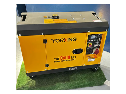 Planta Eléctrica Yorking YDE8600TA3 7kW / 8.8 kVA Diésel Trifásica 220V - Foto 2 | aztools.co