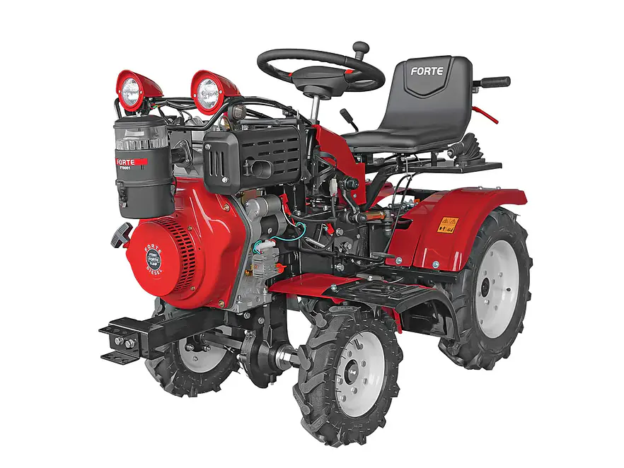 Minitractor Motoazada FORTE FTD001 | 12 HP | Ancho de Labranza 105 cm | Arranque Eléctrico - Foto 1 | aztools.co