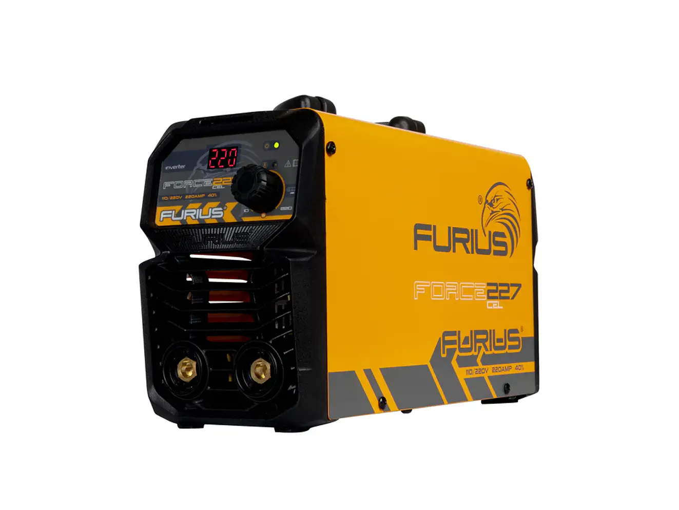 Soldador Inversor Furius Force 227 220A, 110/220V, para Electrodos Celulósicos - Foto 1 | aztools.co