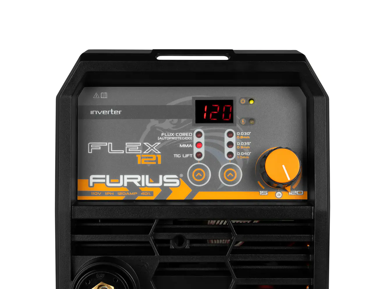Soldadora Inversora Multiproceso FURIUS FLEX 121 | 120A | Profesional - Foto 6 | aztools.co