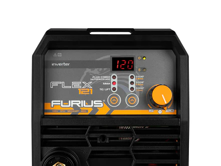 Soldadora Inversora Multiproceso FURIUS FLEX 121 | 120A | Profesional - Foto 6 | aztools.co