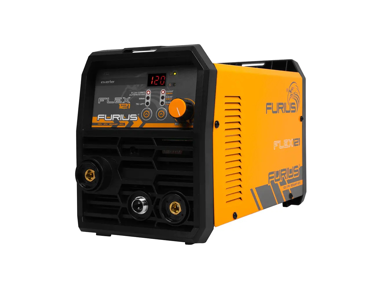Soldadora Inversora Multiproceso FURIUS FLEX 121 | 120A | Profesional - Foto 1 | aztools.co