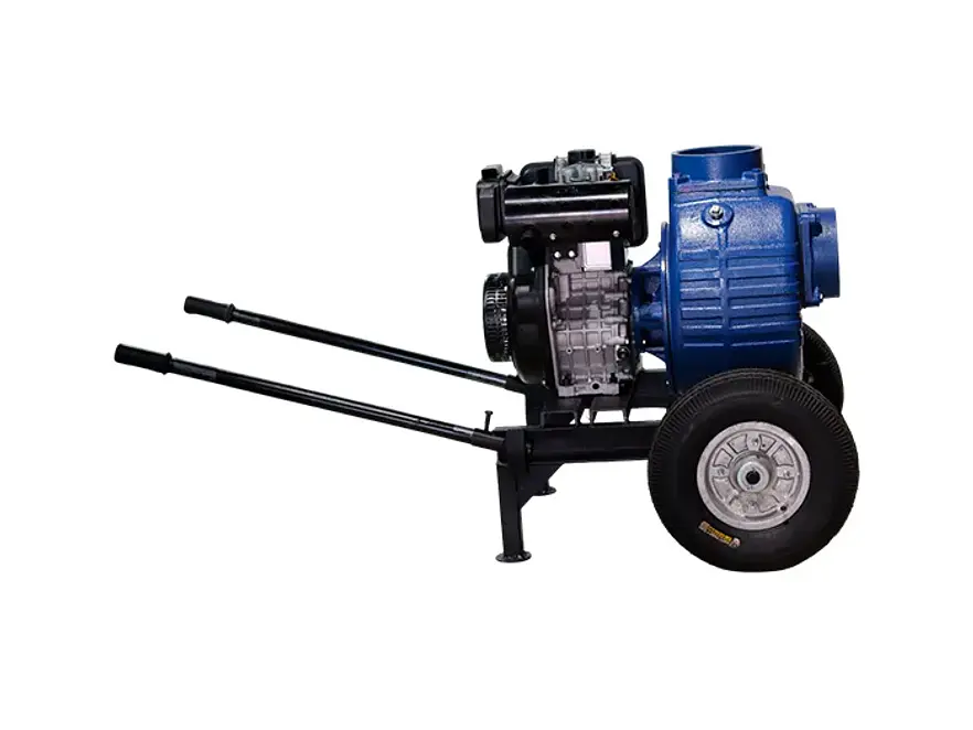 Motobomba a Diesel GOODYEAR GY420-BC600 6x6 con Tráiler 12HP - Foto 2 | aztools.co