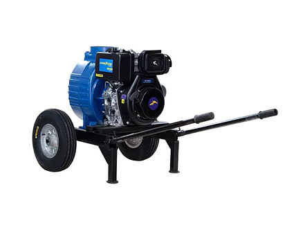 Motobomba a Diesel GOODYEAR GY420-BC600 6x6 con Tráiler 12HP - Foto 3 | aztools.co