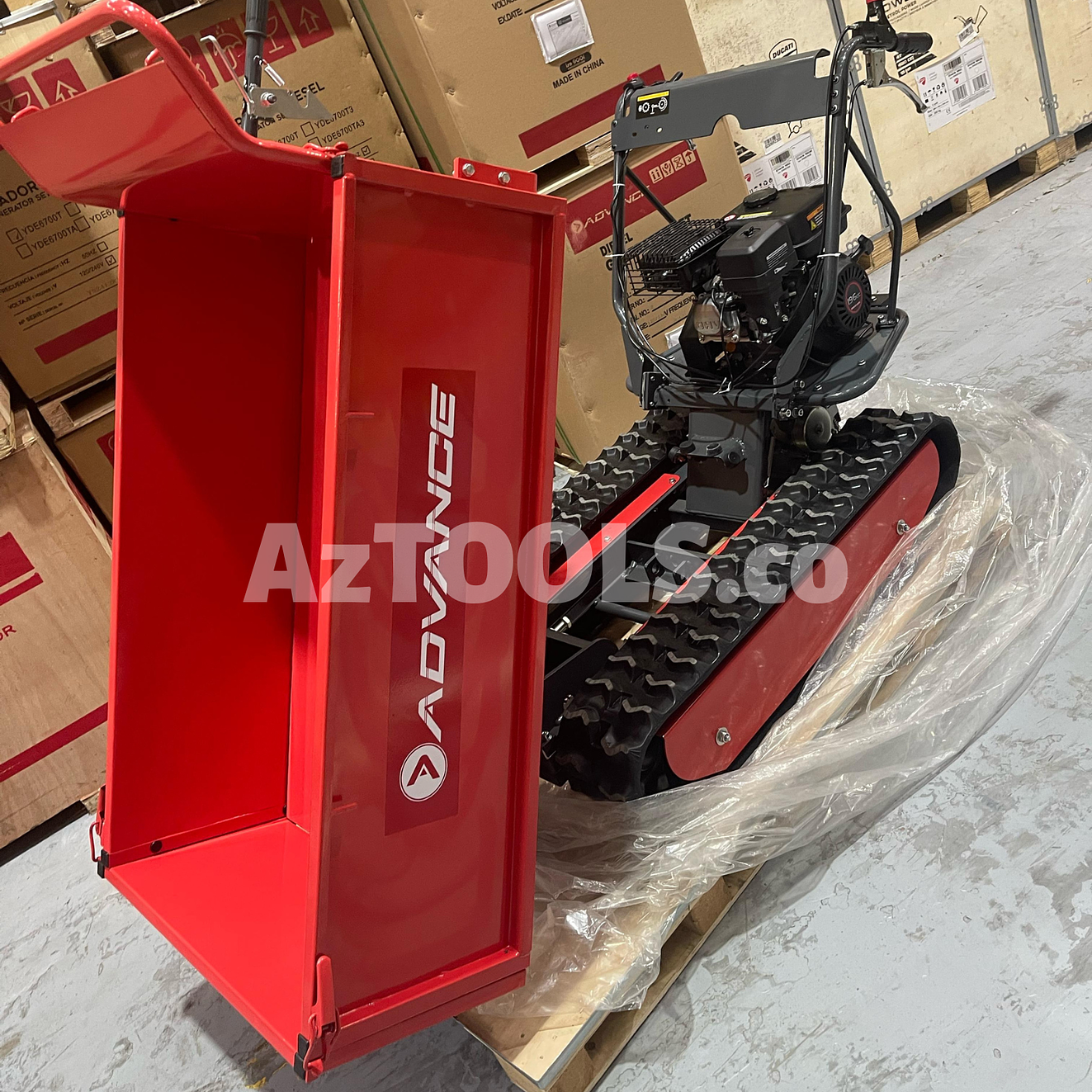 Carretilla sobre Orugas Advance TAG500 500Kg 6.5Hp Volco Manual 2