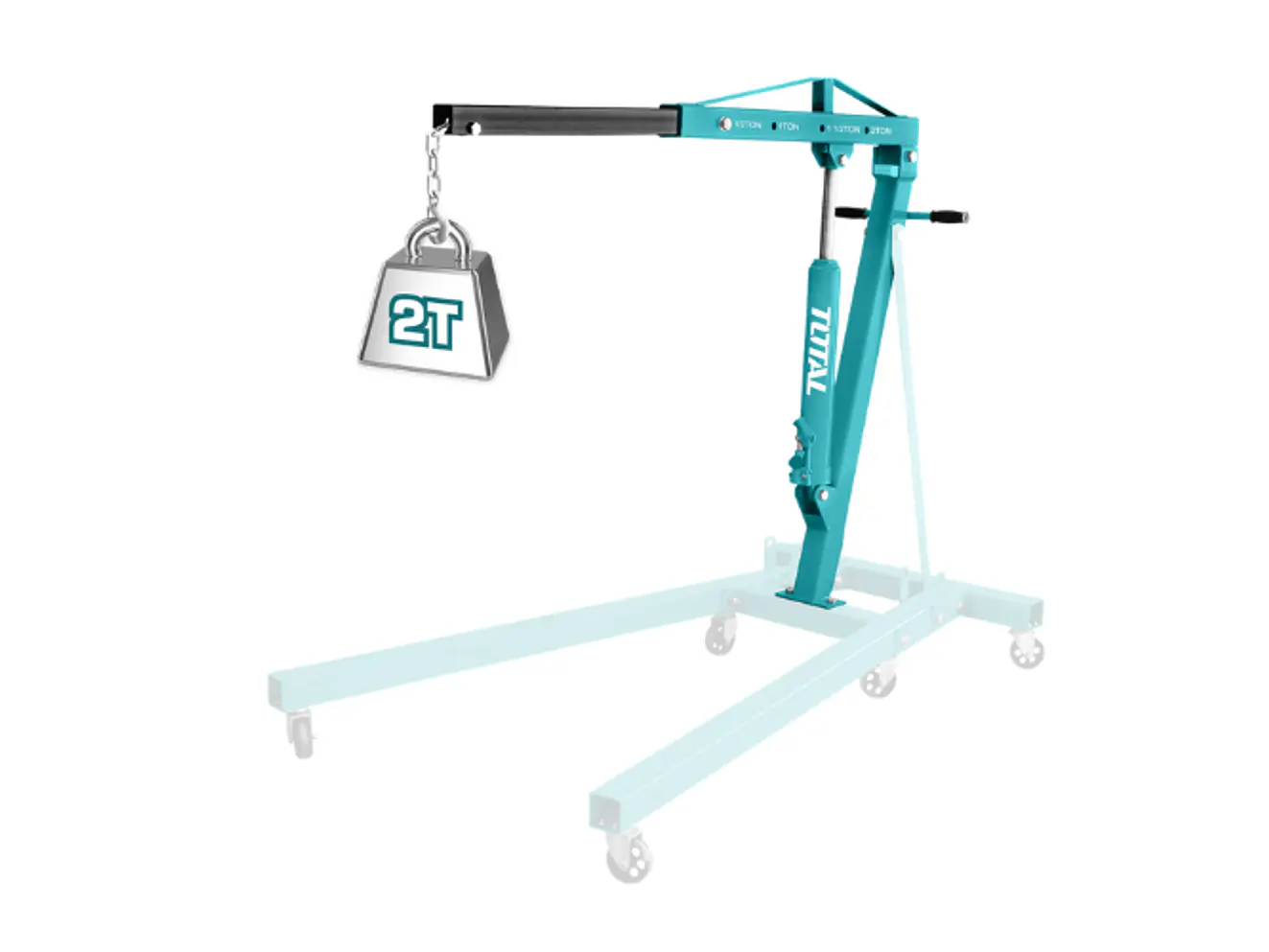 Grua Hidraulica Para Pluma 2T Industrial Total Tht11021-2 - Envío a todo Colombia | aztools.co