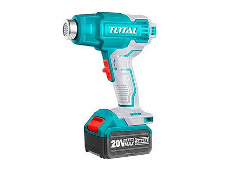 Pistola de Calor Inalámbrica 20V TOTAL UTBLI20025 Industrial Kit 4.0Ah - Foto 1 | aztools.co