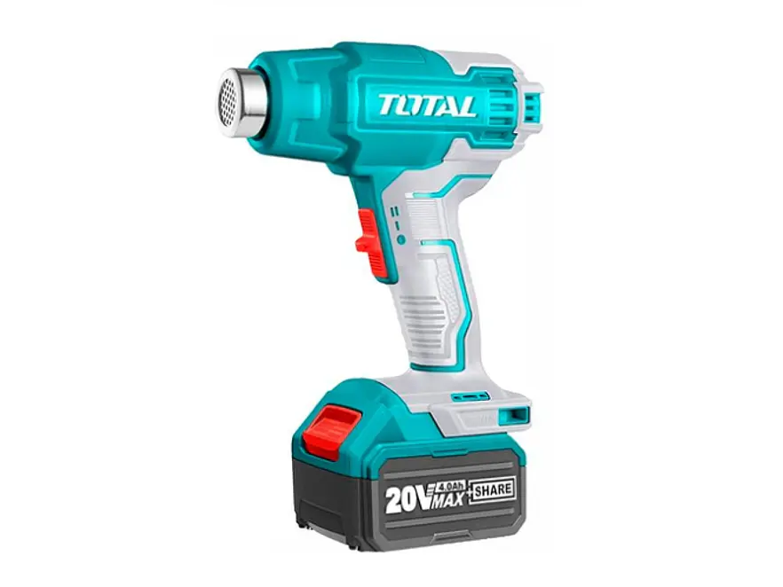 Pistola de Calor Inalámbrica 20V TOTAL UTBLI20025 Industrial Kit 4.0Ah - Foto 1 | aztools.co