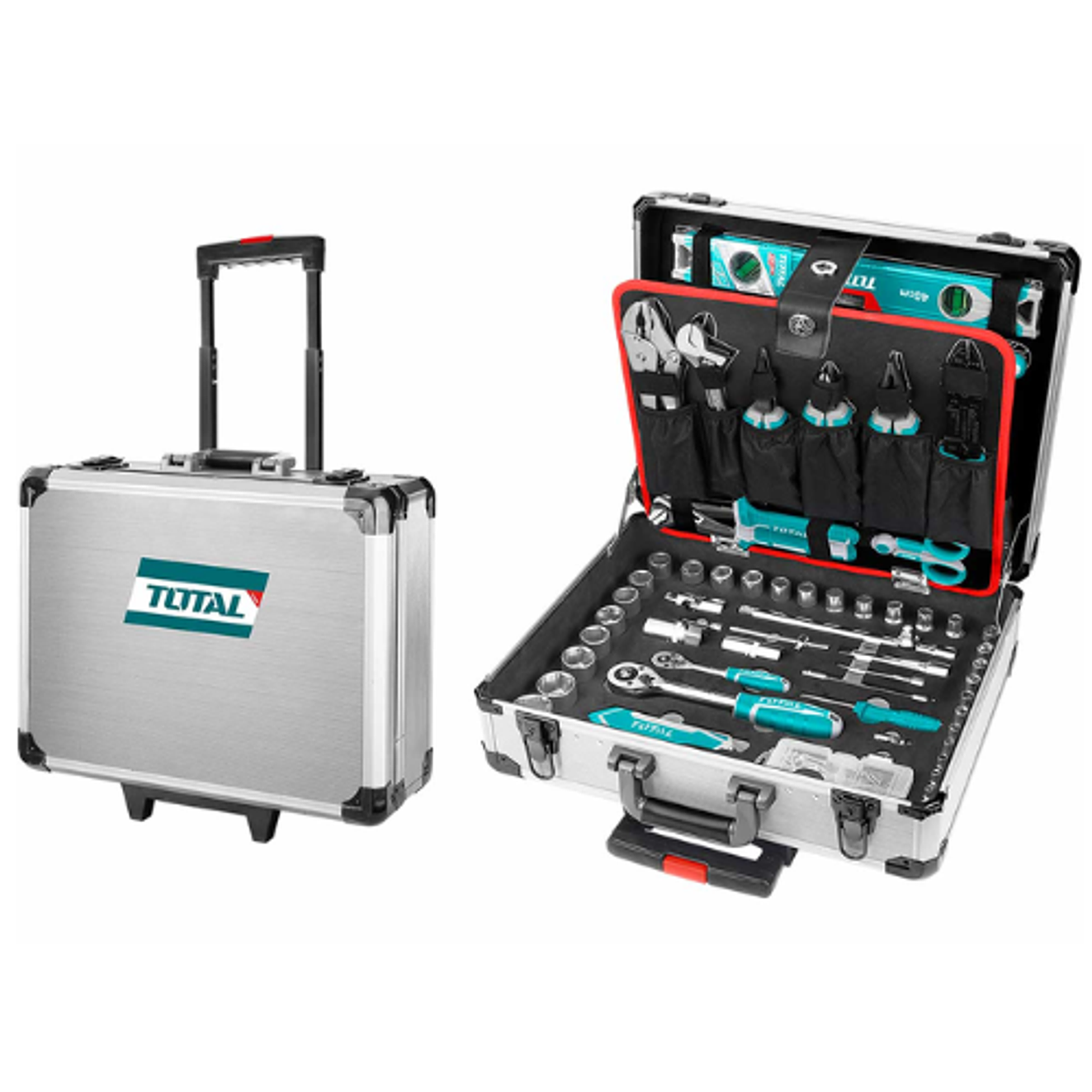 Kit de Herramientas TOTAL THKTHP21476 de 172 Piezas Profesional 1