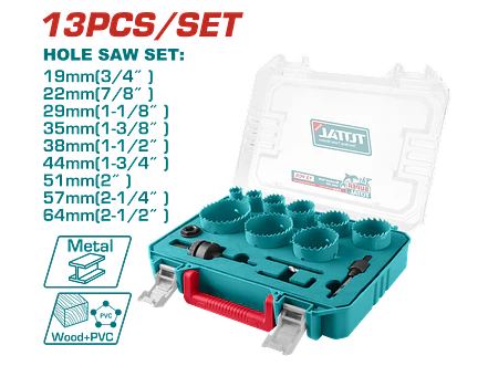 Sierra Copa Bimetal Juego X 13Pcs Total Tacsh0132 - Envío a todo Colombia | aztools.co