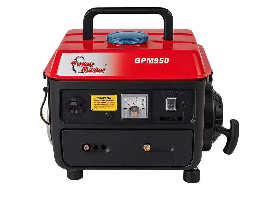 Planta Eléctrica Portátil 900 Watts Power Master GPM950 0.9kW a Gasolina - Foto 1 | aztools.co